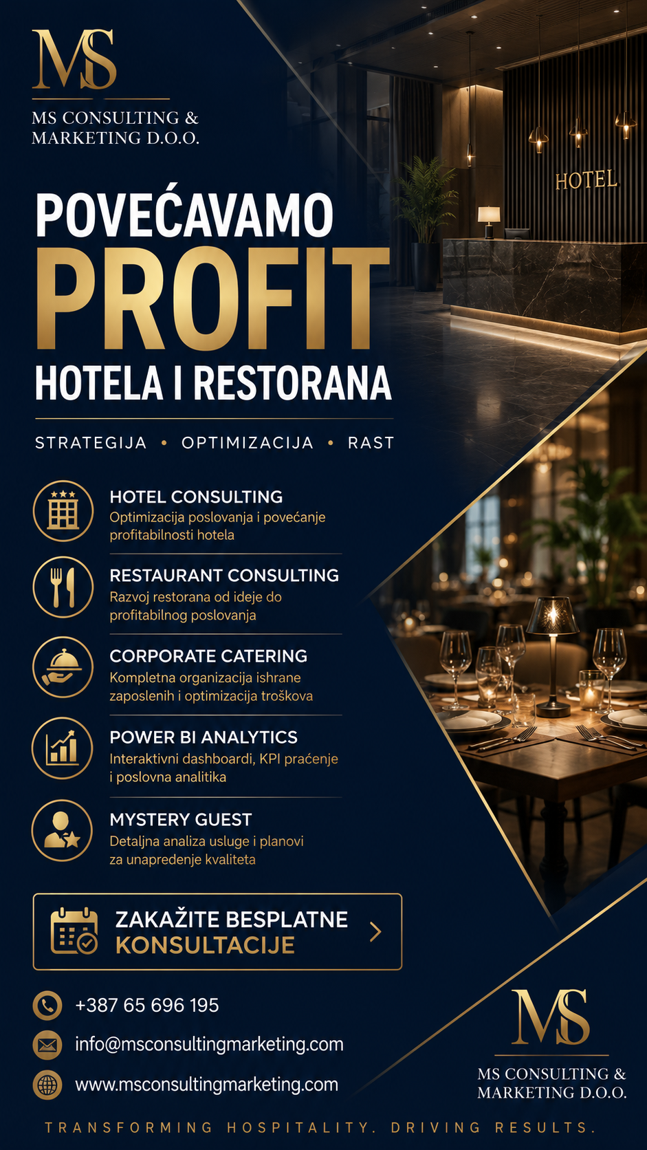 Hospitality consulting story visual